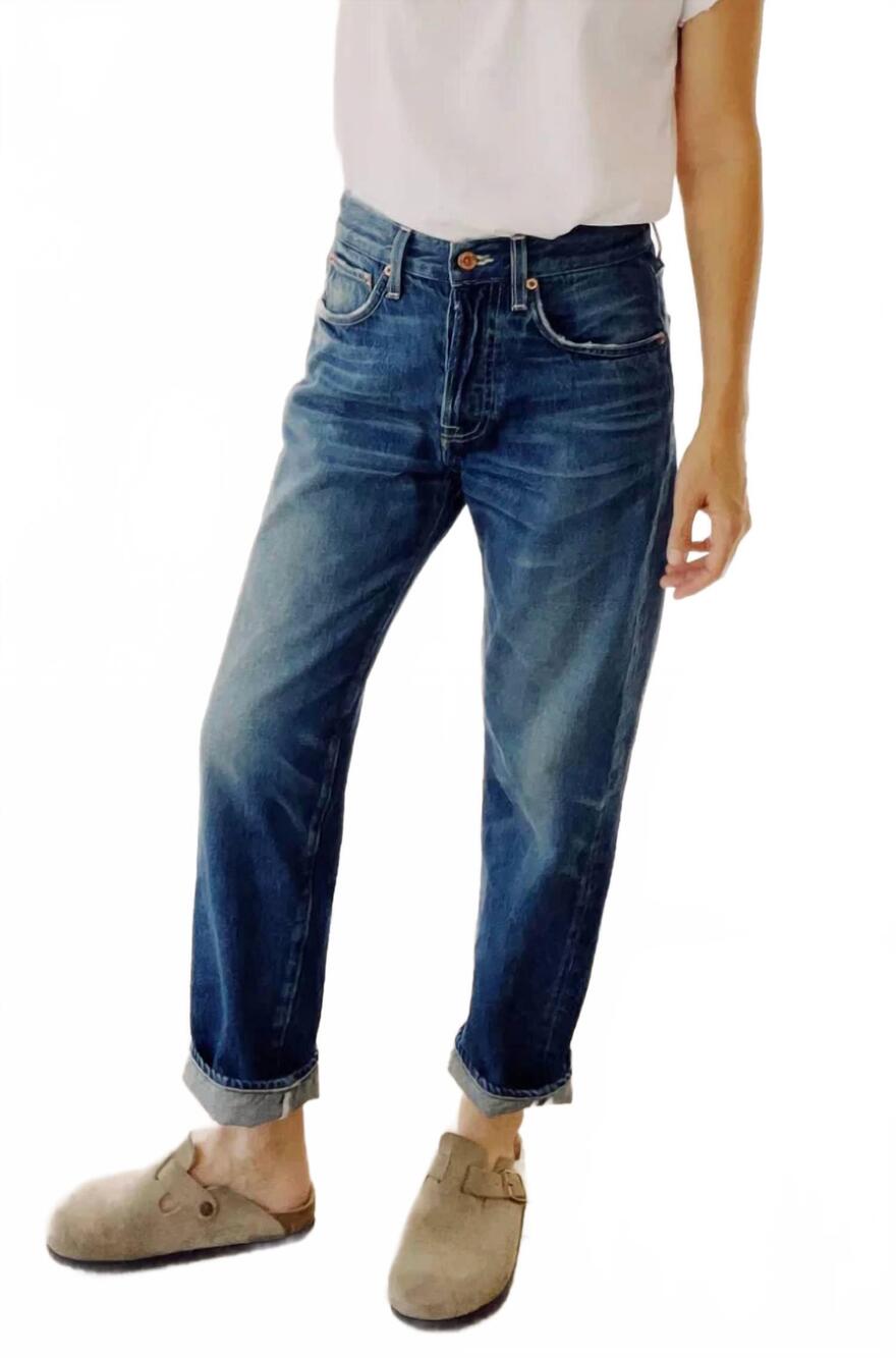 NEW HEY GANG loose crop jeans in richman wash